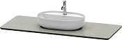 Duravit Luv Столешница для раковины 138,8x59,5x2h см, цвет: кварц. камень серый структ. LU946603333