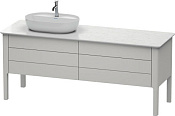 Duravit Luv Тумба под столешницу напольная 173,3x57x74,3h см, цвет: скандинавский белый LU9568L3939