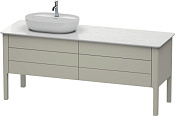 Duravit Luv Тумба под столешницу напольная 173,3x57x74,3h см, цвет: серо-коричневый LU9568L6060