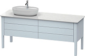 Duravit Luv Тумба под столешницу напольная 173,3x57x74,3h см, цвет: светло-голубой LU9568L9797