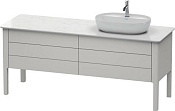 Duravit Luv Тумба под столешницу напольная 173,3x57x74,3h см, цвет: скандинавский белый LU9568R3939