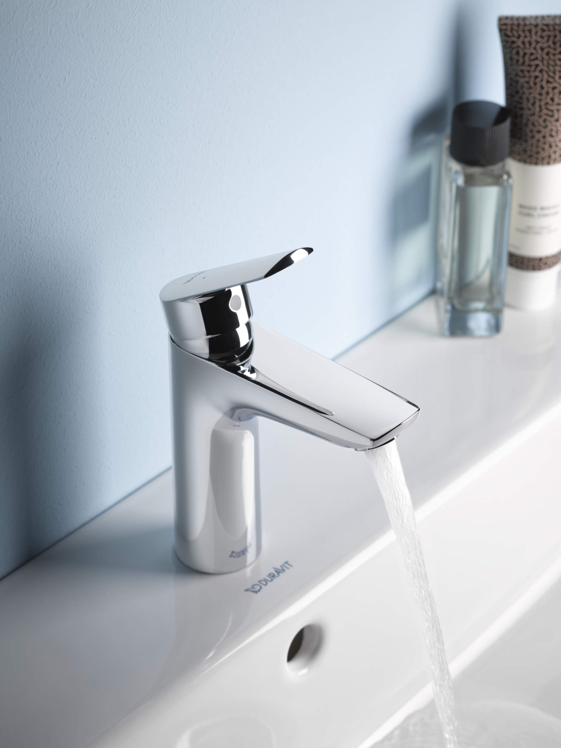 Duravit No.1 Смеситель для раковины М, однорычажный, с донным клапаном, цвет: хром N11020001010