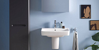 Duravit No.1 Смеситель для раковины М MinusFlow, с донным клапаном, цвет: хром N11022001010