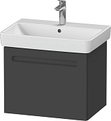 Duravit No.1 Тумба под раковину подвесная 59x42,6x47,8h см, цвет: графит матовый N14282049490000