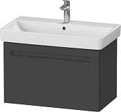 Duravit No.1 Тумба под раковину подвесная 74x42,6x47,8h см, цвет: графит матовый N14283049490000