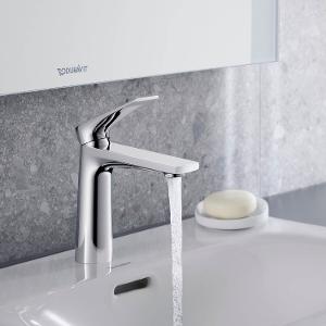 Duravit Tulum Смеситель для раковины М, однорычажный, без донного клапана, цвет: хром TU1020002010