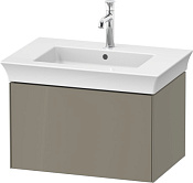 Duravit White Tulip Тумба под раковину 68,4x45,8x41h см, цвет: каменно-серый глянц. WT42410H2H2