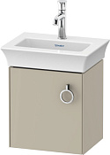 Duravit White Tulip Тумба под раковину 38,4x29,8x41h см, цвет: темно-серый глянц. WT4250LH3H3