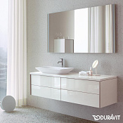 Duravit XViu Зеркало подвесное с подсветкой и подогрев. 142x80h см, цвет: Champagne Matt XV70460B1B1