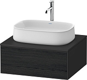 Duravit Zencha Тумба под раковину 65x55x28,1h см, цвет: дуб черный/графит супермат. ZE4810016800000