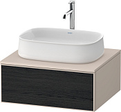 Duravit Zencha Тумба 65x55x28,1h см, цвет: дуб черный/серо-коричн. супермат. ZE4810016830000