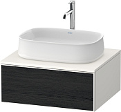 Duravit Zencha Тумба под раковину 65x55x28,1h см, цвет: дуб черный/белый супермат. ZE4810016840000