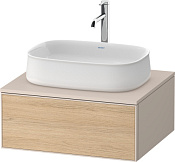 Duravit Zencha Тумба 65x55x28,1h см, цвет: дуб натур./серо-коричн. супермат. ZE4810030830000