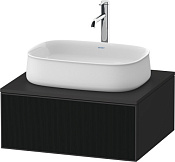 Duravit Zencha Тумба под рак. 65x55x28,1h см, цвет: черное стекло/графит супермат. ZE4810063800000