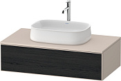 Duravit Zencha Тумба 100x55x28,1h см, цвет: дуб черный/серо-коричн. супермат. ZE4811016830000