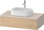 Duravit Zencha Тумба 100x55x28,1h см, цвет: дуб натур./серо-коричн. супермат. ZE4811030830000