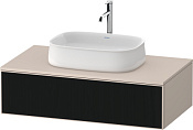 Duravit Zencha Тумба 100x55x28,1h см, цвет: черное стекло/серо-коричн. супермат. ZE4811063830000