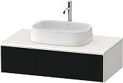 Duravit Zencha Тумба под рак. 100x55x28,1h см, цвет: черное стекло/белый супермат. ZE4811063840000