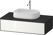 Duravit Zencha Тумба под рак. 100x55x28,1h см, цвет: белое стекло/графит супермат. ZE4811064800000