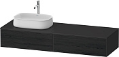 Duravit Zencha Тумба под раковину 160x55x28,1h см, цвет: дуб черный/графит супермат. ZE4814L16800000