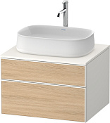 Duravit Zencha Тумба под раковину 65x55x44,2h см, цвет: дуб натур./белый супермат. ZE4820030840000