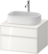 Duravit Zencha Тумба под раковину 65x55x44,2h см, цвет: белое стекло/белый супермат. ZE4820064840000