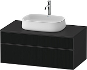 Duravit Zencha Тумба под рак. 100x55x44,2h см, цвет: черное стекло/графит супермат. ZE4821063800000