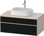 Duravit Zencha Тумба 100x55x44,2h см, цвет: черное стекло/серо-коричн. супермат. ZE4821063830000