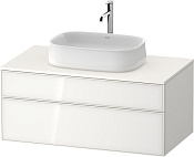 Duravit Zencha Тумба под рак. 100x55x44,2h см, цвет: белое стекло/белый супермат. ZE4821064840000