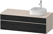 Duravit Zencha Тумба 130x55x44,2h см, цвет: дуб черный/серо-коричн. супермат. ZE4822R16830000