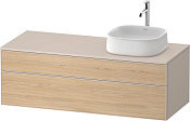 Duravit Zencha Тумба 130x55x44,2h см, цвет: дуб натур./серо-коричн. супермат. ZE4822R30830000