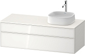 Duravit Zencha Тумба под рак. 130x55x44,2h см, цвет: белое стекло/белый супермат. ZE4822R64840000