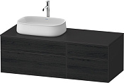 Duravit Zencha Тумба под раковину 130x55x44,2h см, цвет: дуб черный/графит супермат. ZE4826016800000