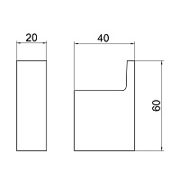 Timo Petruma Крючок подвесной, цвет: хром 15211/00