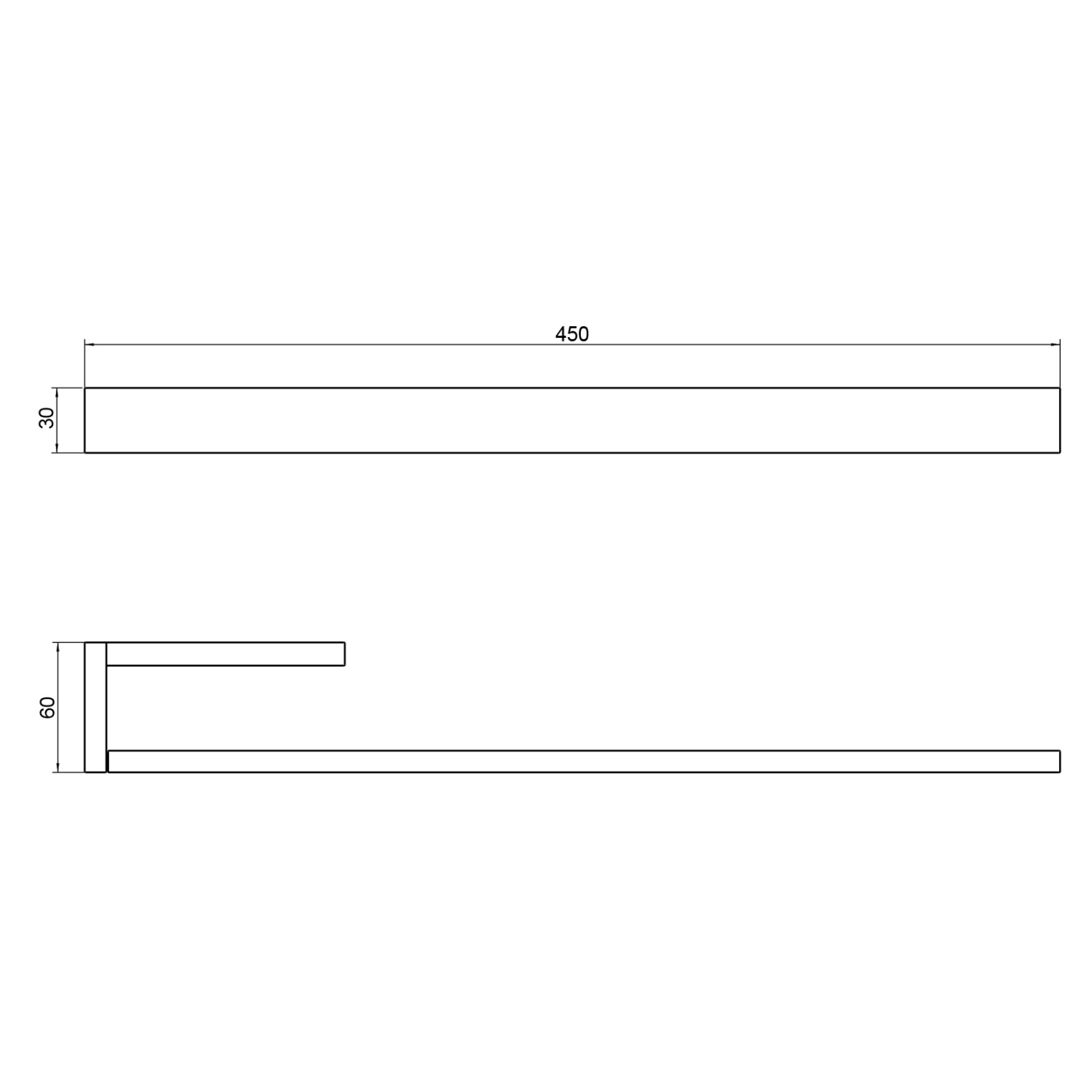 Timo Petruma Полотенцедержатель подвесной, цвет: хром 15251/00