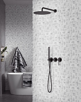 Timo Saona Душевой комплект встраиваемый, цвет: черный матовый SX-2349/03SM