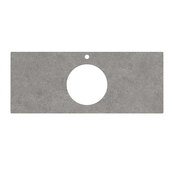 Kerama Marazzi Plaza Столешница для накладных раковин 117x48x1,1h см, цвет: серый PL5.DL500900R.120