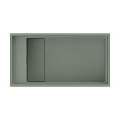 Omoikiri Kinaru Pro 86-U/I-WG Кухонная мойка Artceramic 86x46 см, цвет: wind green 4993202