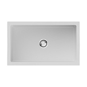 Omoikiri Mikura 76-WH Glossy Кухонная мойка Natceramic 76x46 см, цвет: белый 4993258