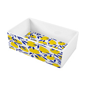 Omoikiri Mikura 76-Lemon Кухонная мойка Natceramic 76x46 см, цвет: белый 4993020