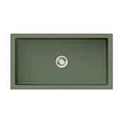 Omoikiri Mikura 83-OL Кухонная мойка Natceramic 84x46 см, цвет: olive 4997082