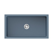 Omoikiri Mikura 83-SB Кухонная мойка Natceramic 84x46 см, цвет: smoky blue 4997083