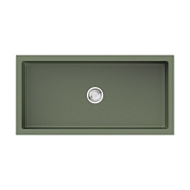 Omoikiri Mikura 91-OL Кухонная мойка Natceramic 91x46 см, цвет: olive 4997088