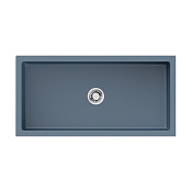 Omoikiri Mikura 91-SB Кухонная мойка Natceramic 91x46 см, цвет: smoky blue 4997089