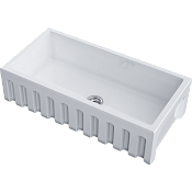 Omoikiri Mikura 91-WH Glossy Кухонная мойка Natceramic 91x46 см, цвет: белый 4993260