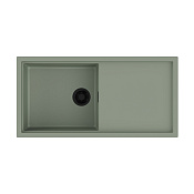 Omoikiri Sintesi 100-WG Кухонная мойка Artceramic 100x50 см, цвет: wind green 4997128