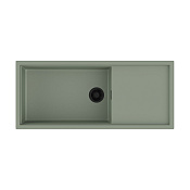 Omoikiri Sintesi 116-WG Кухонная мойка Artceramic 116x50 см, цвет: wind green 4997123