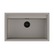 Omoikiri Sintesi 79-GR Кухонная мойка Artceramic 79x50 см, цвет: leningrad grey 4997139