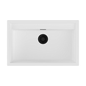 Omoikiri Sintesi 79-WH Кухонная мойка Artceramic 79x50 см, цвет: белый 4997136