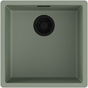 Omoikiri Yamakawa 45-Integra-WG Кухонная мойка Artceramic 45,6x45,6 см, цвет: wind green 4997247